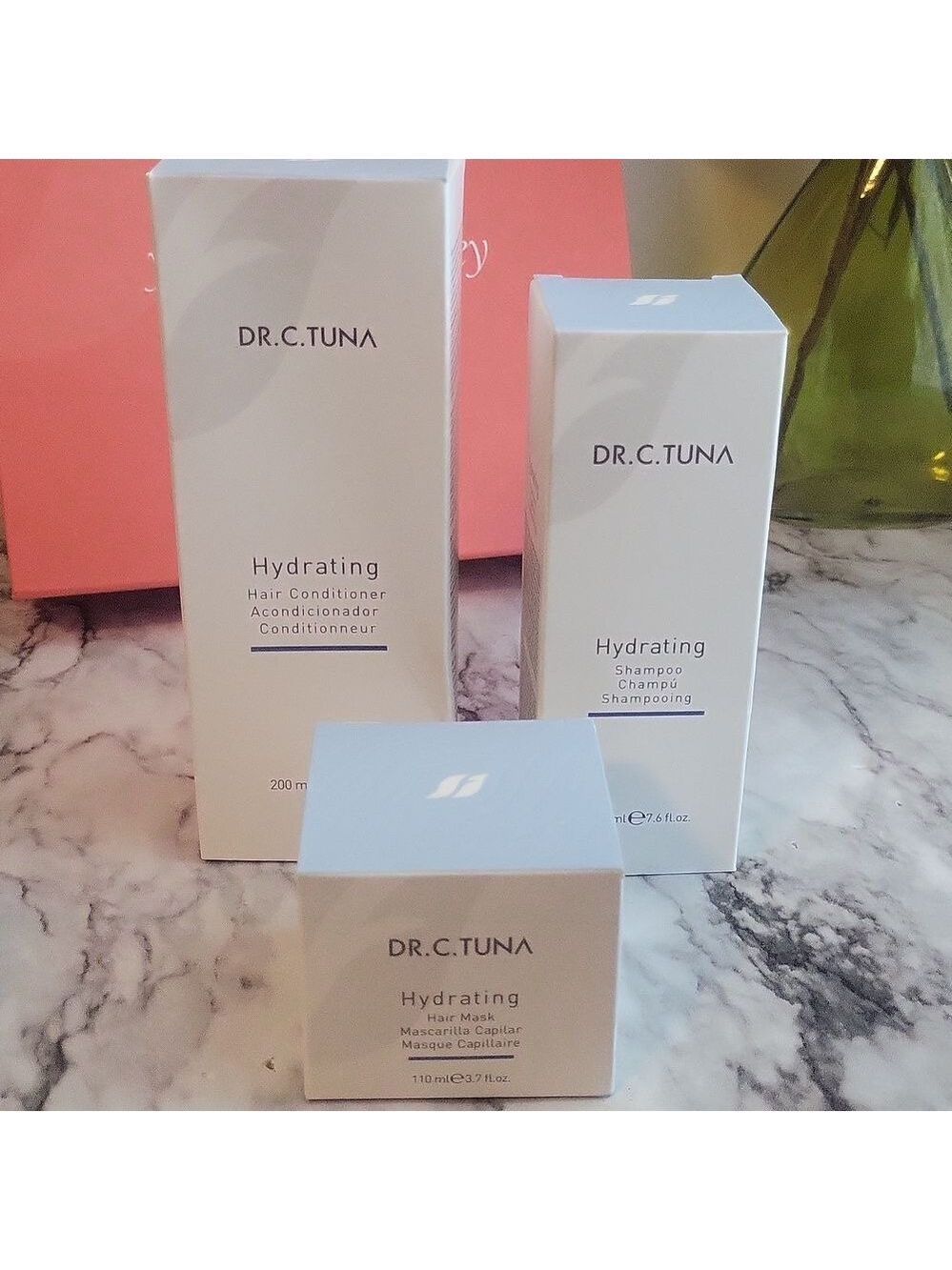 Kit Hydrating Shampoo Conditioner and Hair Mask Bundle